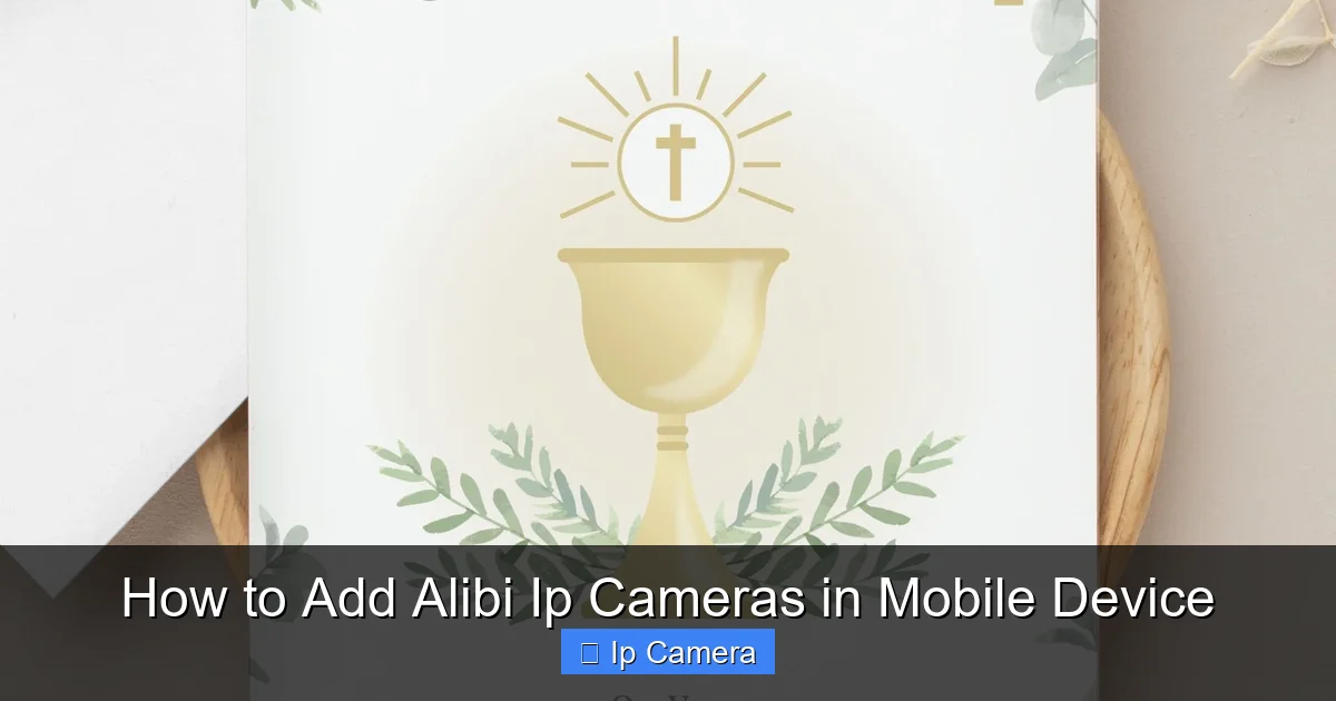 How to Add Alibi Ip Cameras in Mobile Device