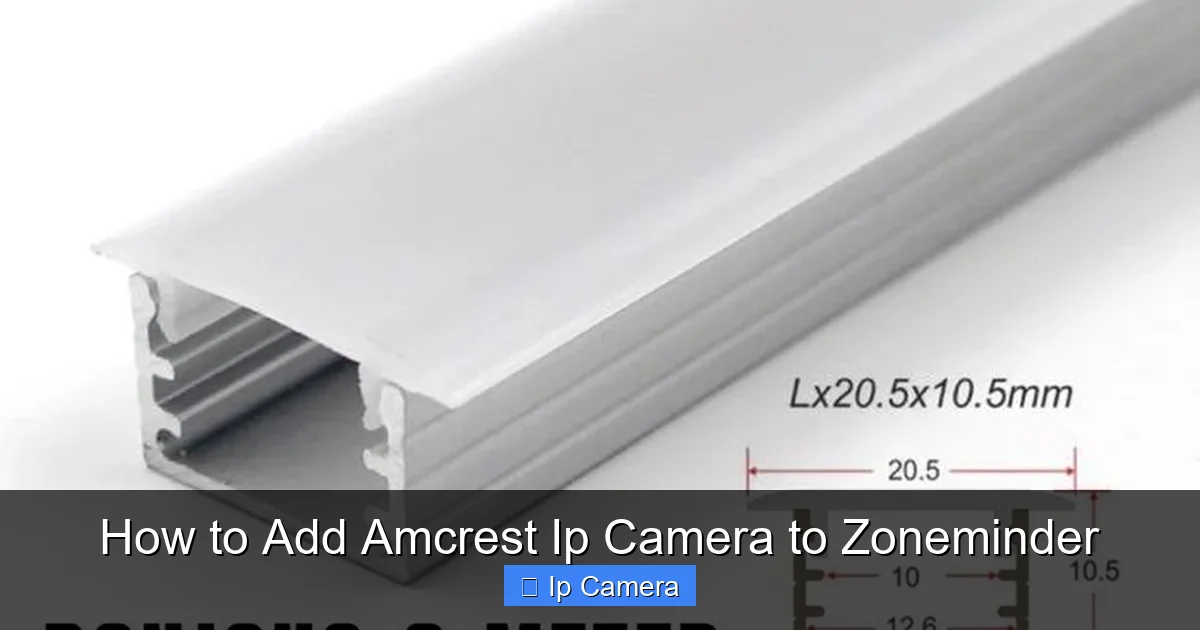 How to Add Amcrest Ip Camera to Zoneminder