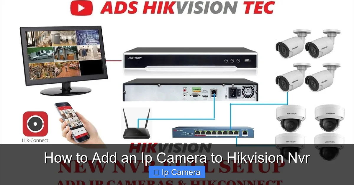 How to Add an Ip Camera to Hikvision Nvr