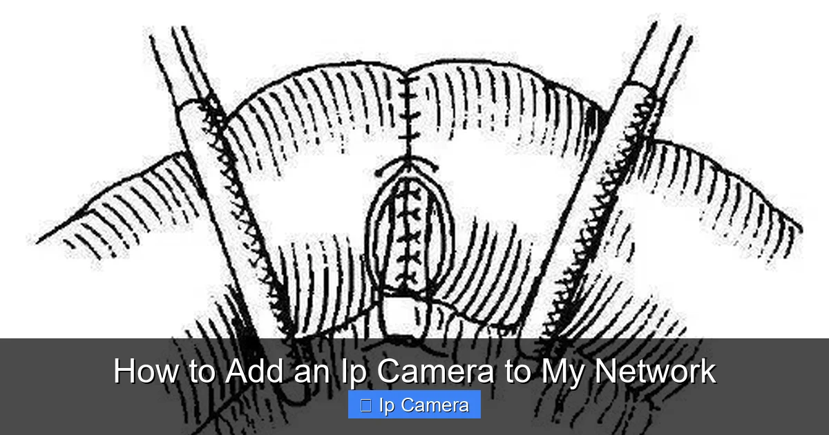 How to Add an Ip Camera to My Network