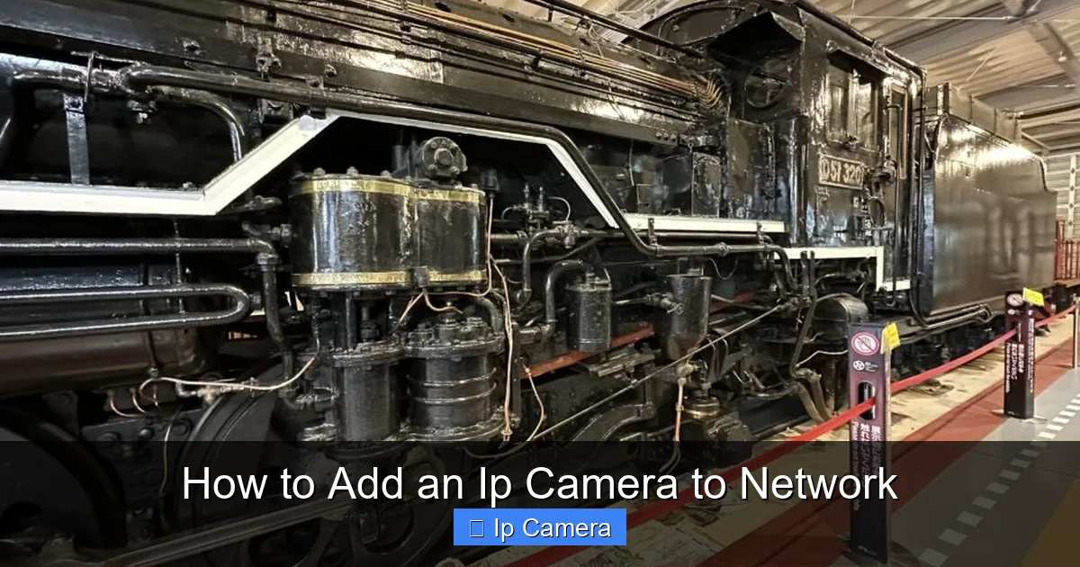 How to Add an Ip Camera to Network