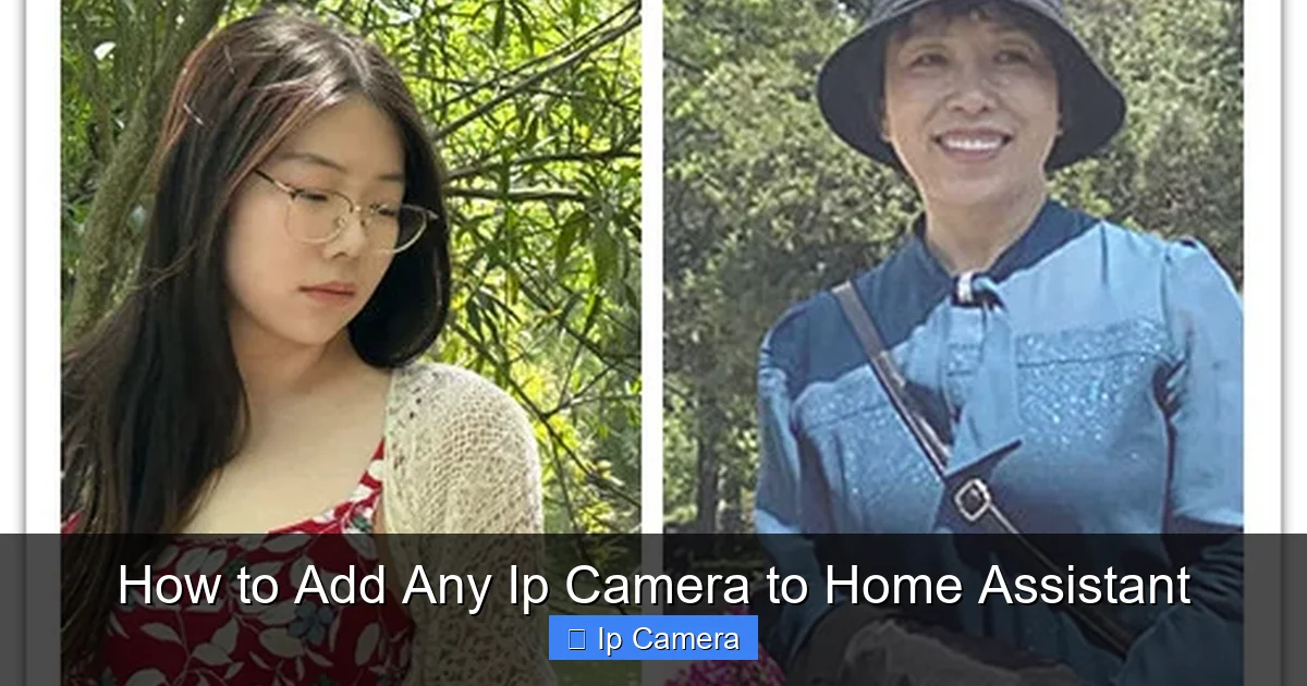 How to Add Any Ip Camera to Home Assistant