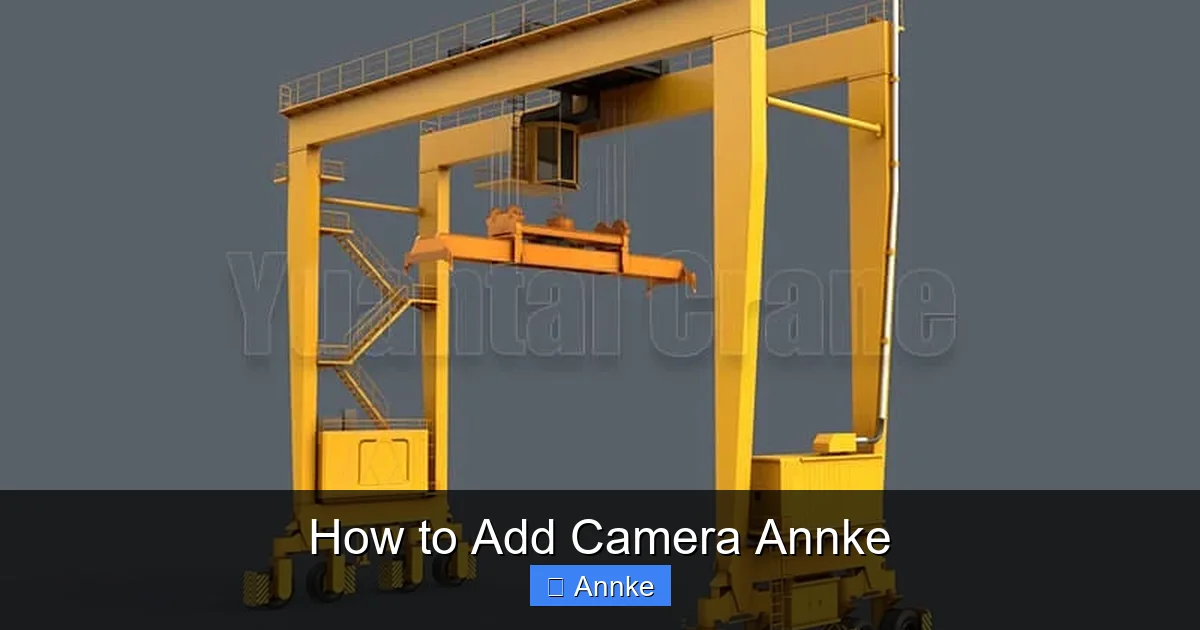 How to Add Camera Annke