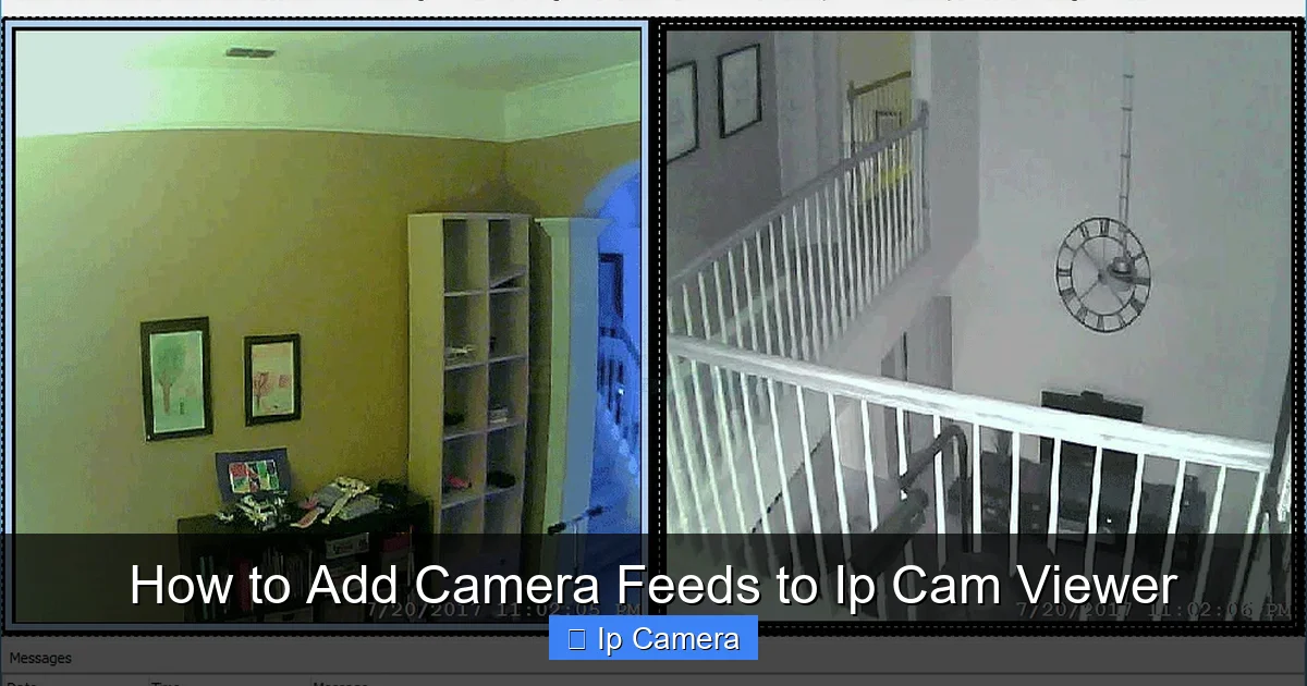 How to Add Camera Feeds to Ip Cam Viewer