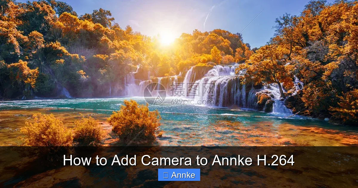 How to Add Camera to Annke H.264
