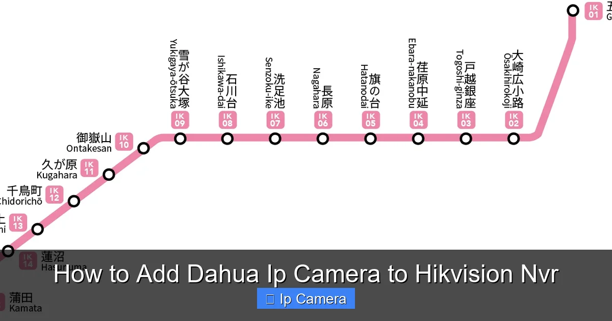 How to Add Dahua Ip Camera to Hikvision Nvr