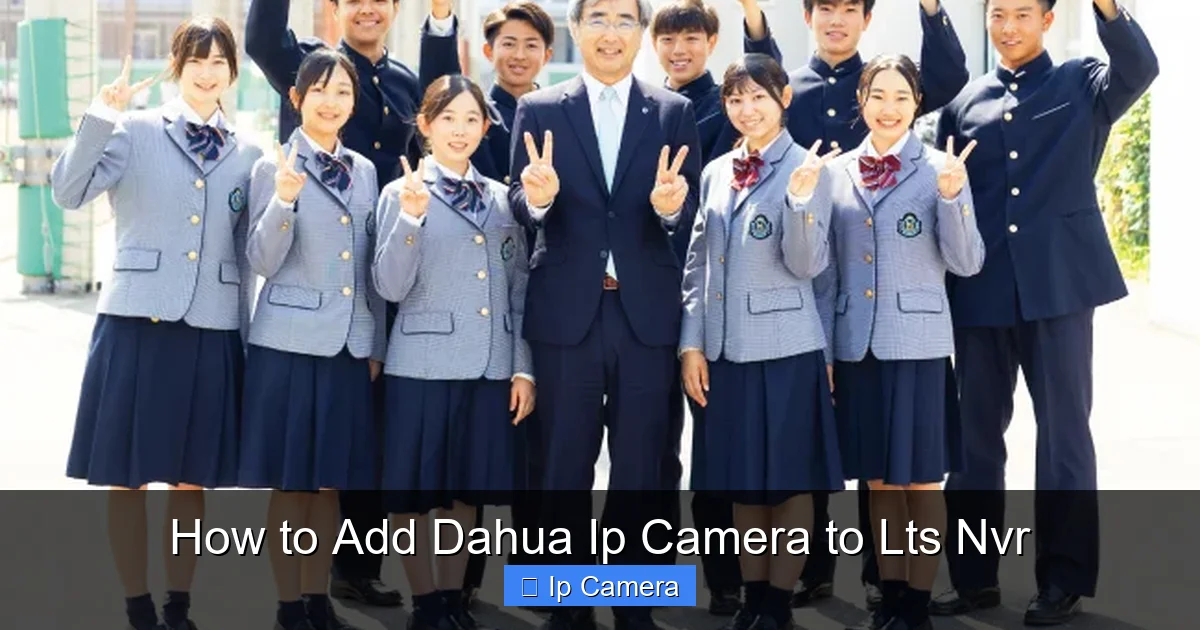 How to Add Dahua Ip Camera to Lts Nvr