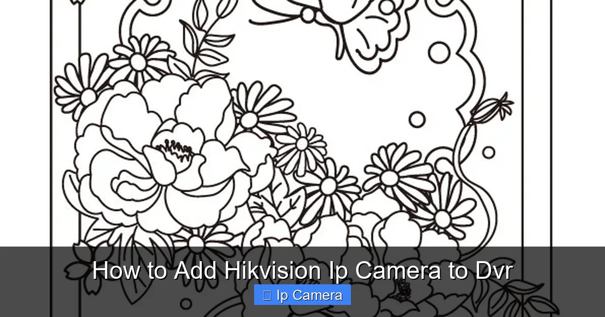 How to Add Hikvision Ip Camera to Dvr