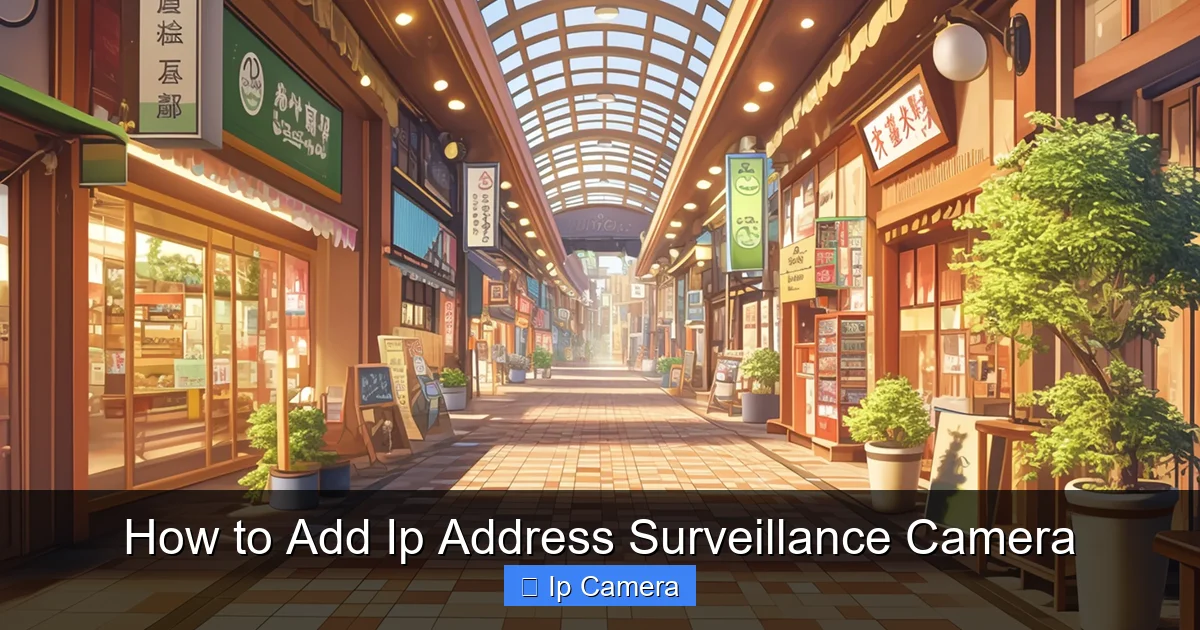 How to Add Ip Address Surveillance Camera
