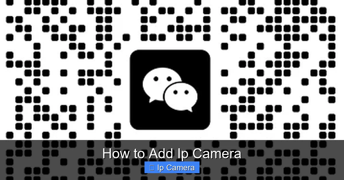 How to Add Ip Camera