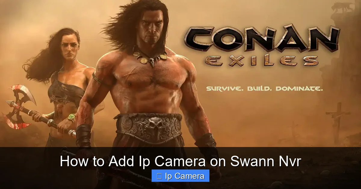How to Add Ip Camera on Swann Nvr