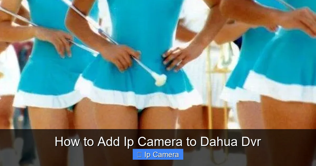 How to Add Ip Camera to Dahua Dvr