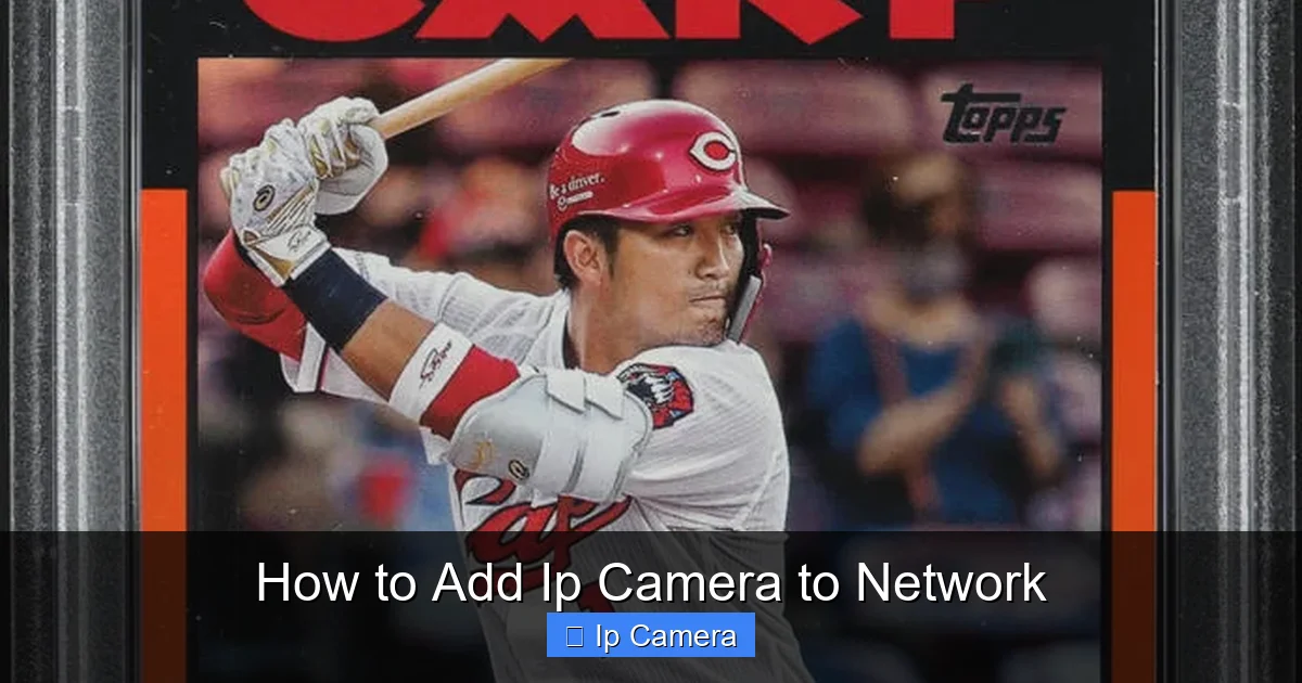 How to Add Ip Camera to Network