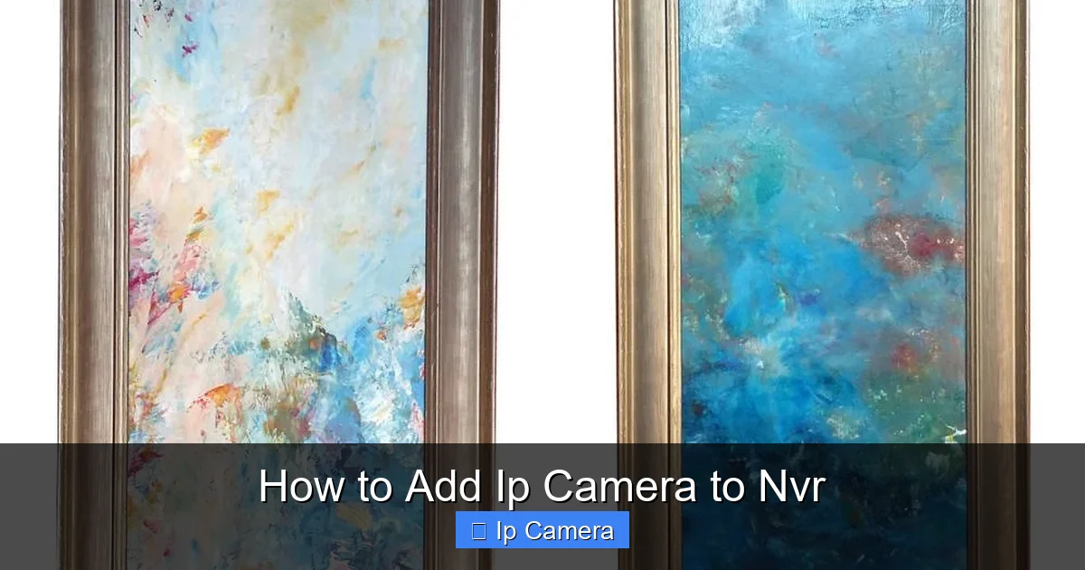 How to Add Ip Camera to Nvr