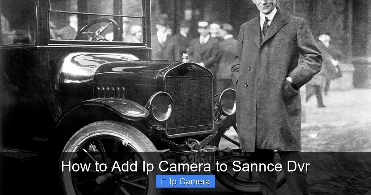 How to Add Ip Camera to Sannce Dvr