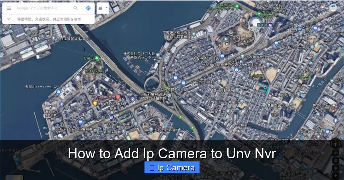How to Add Ip Camera to Unv Nvr