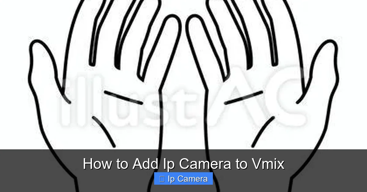 How to Add Ip Camera to Vmix