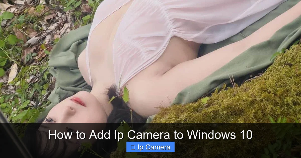 How to Add Ip Camera to Windows 10