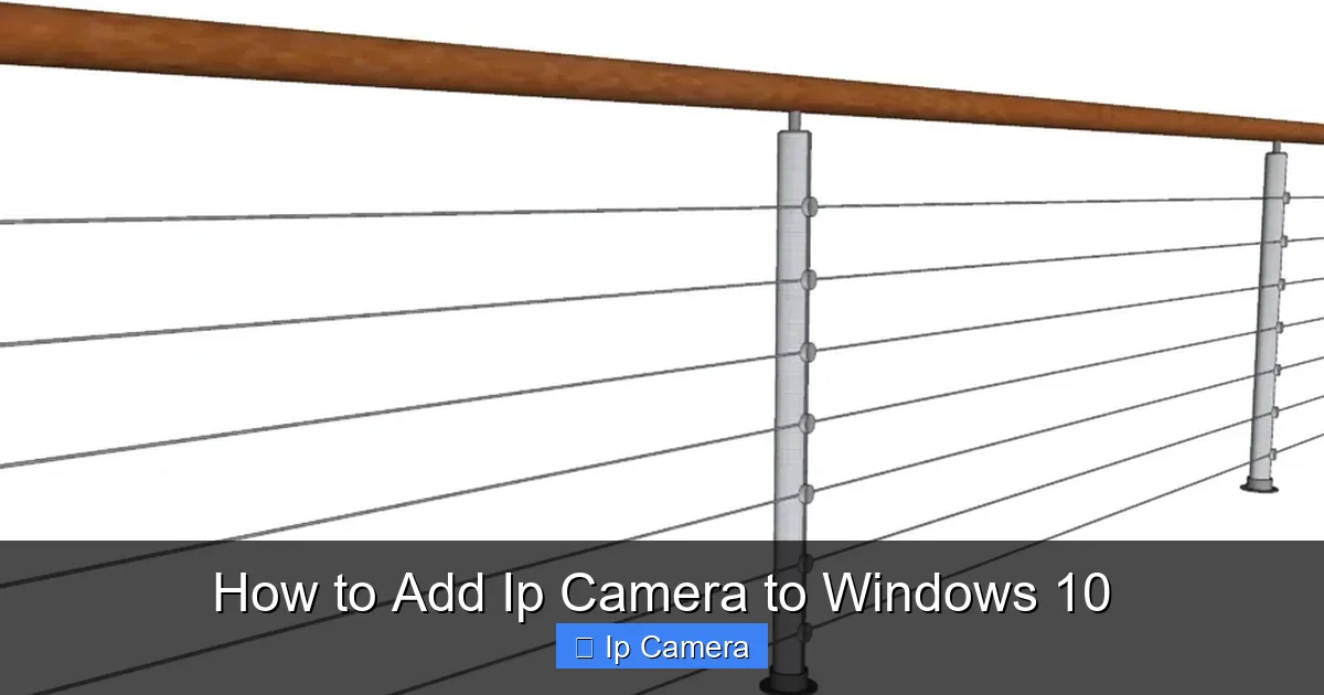 How to Add Ip Camera to Windows 10