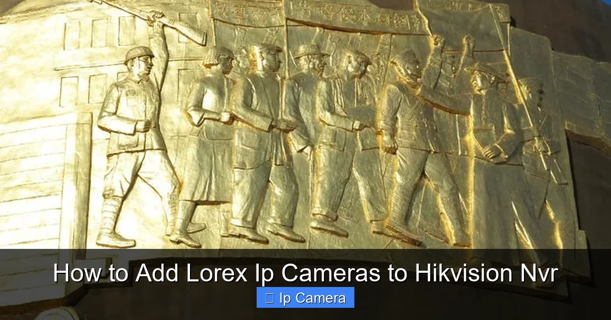 How to Add Lorex Ip Cameras to Hikvision Nvr