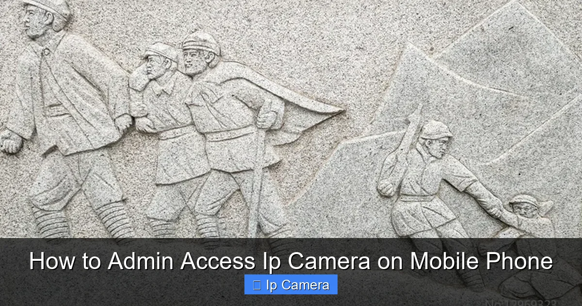 How to Admin Access Ip Camera on Mobile Phone