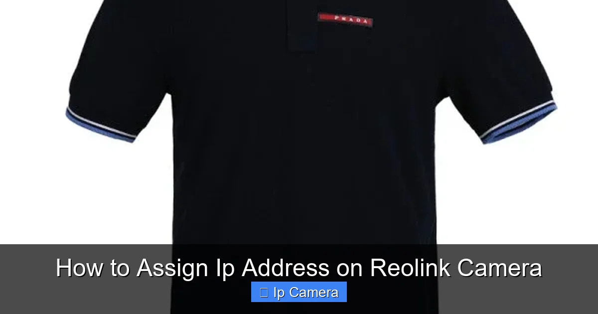 How to Assign Ip Address on Reolink Camera