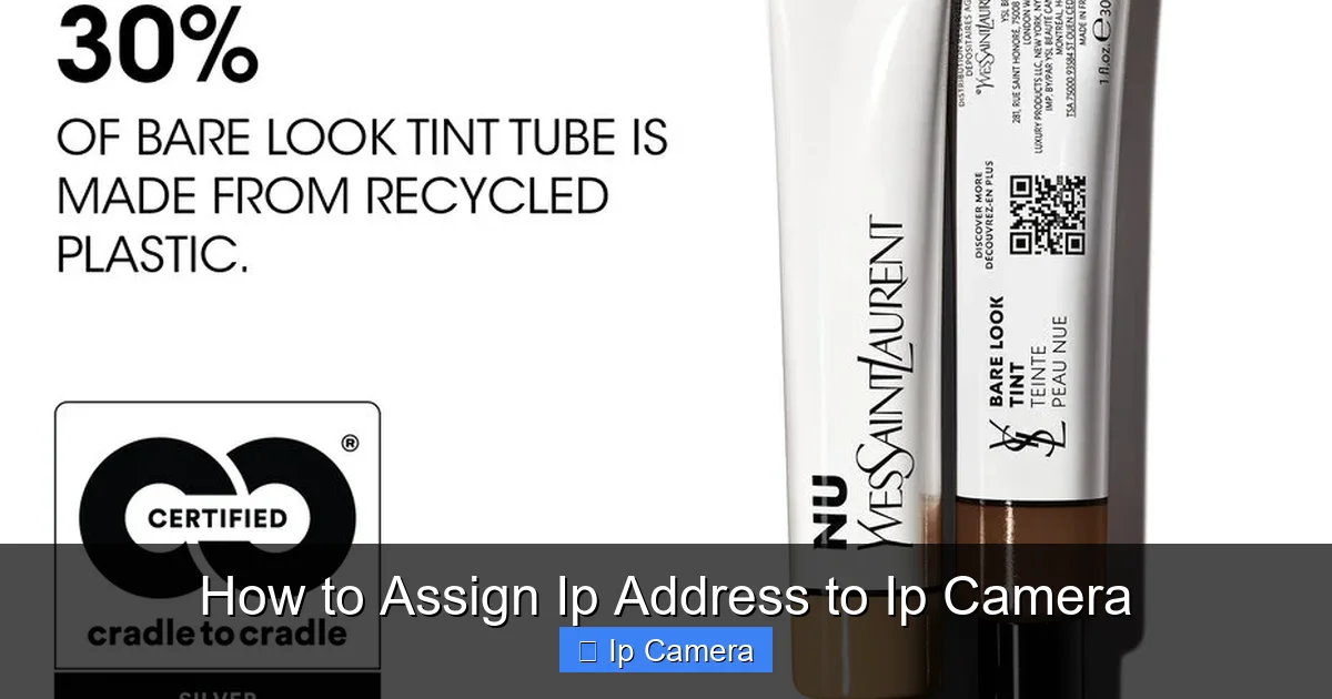 How to Assign Ip Address to Ip Camera