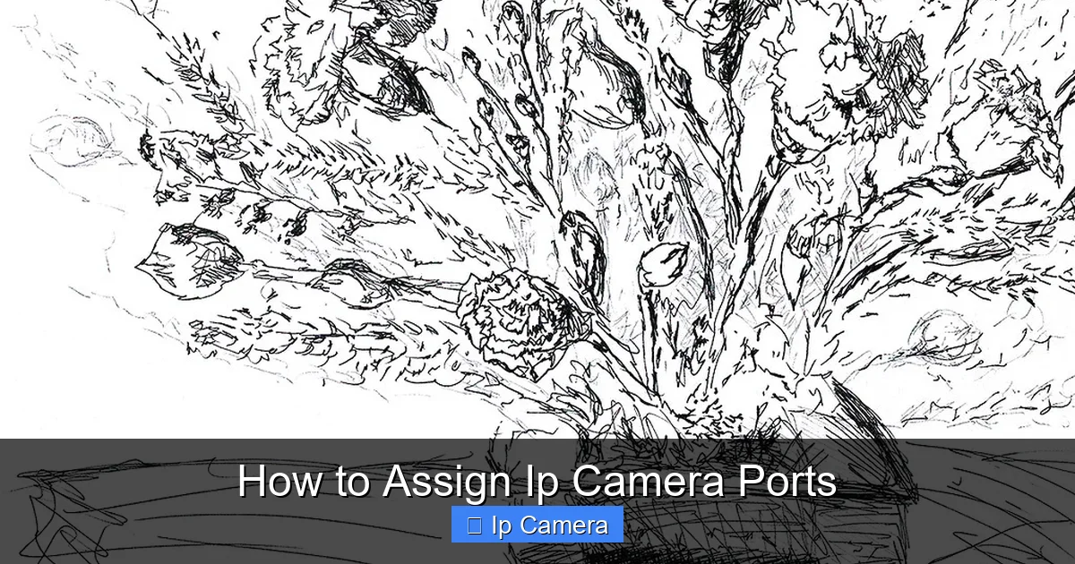How to Assign Ip Camera Ports