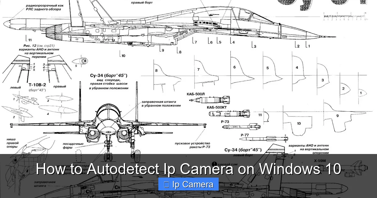 How to Autodetect Ip Camera on Windows 10