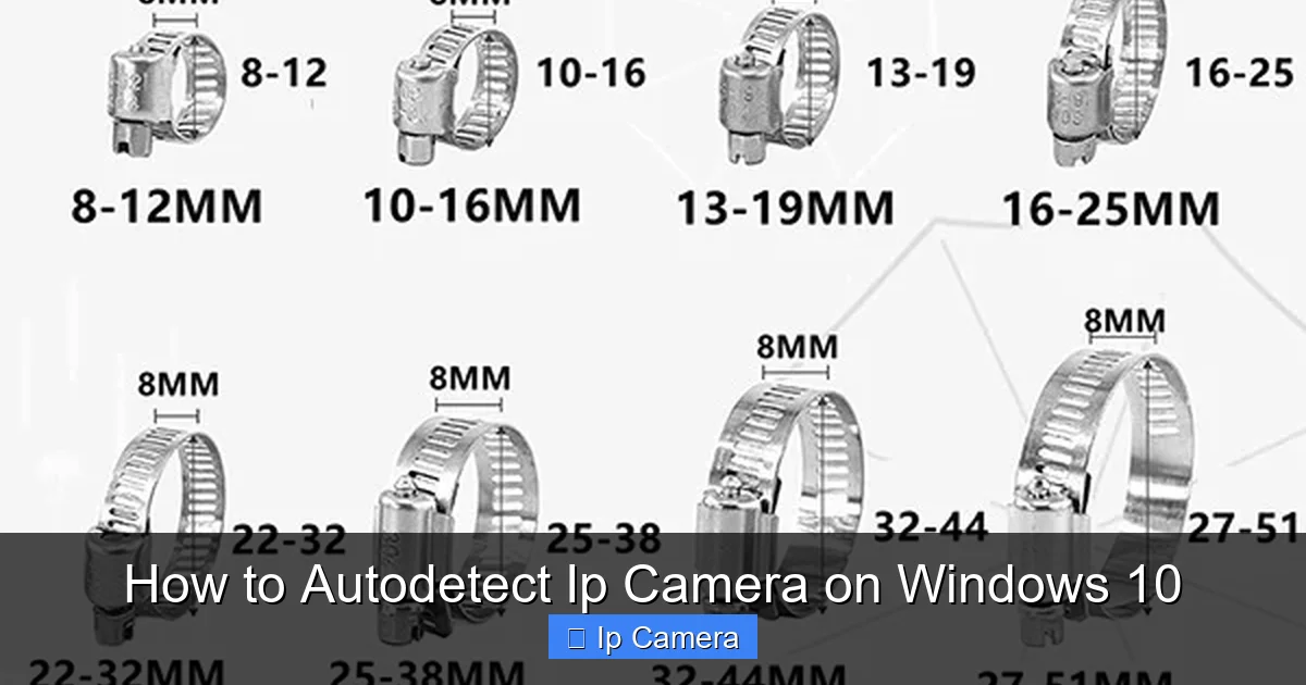 How to Autodetect Ip Camera on Windows 10
