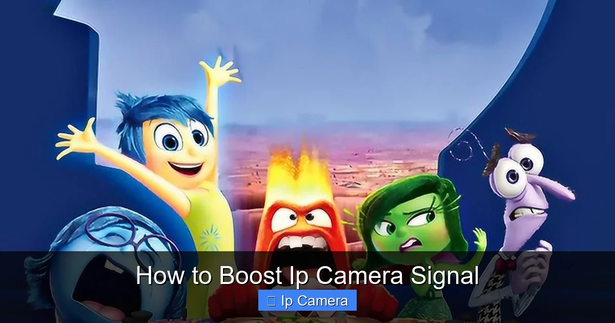 How to Boost Ip Camera Signal