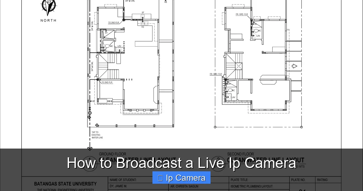 How to Broadcast a Live Ip Camera