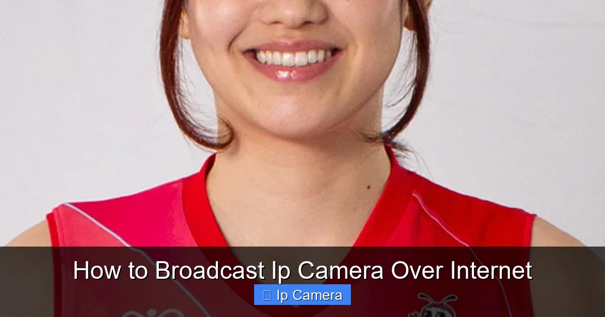 How to Broadcast Ip Camera Over Internet