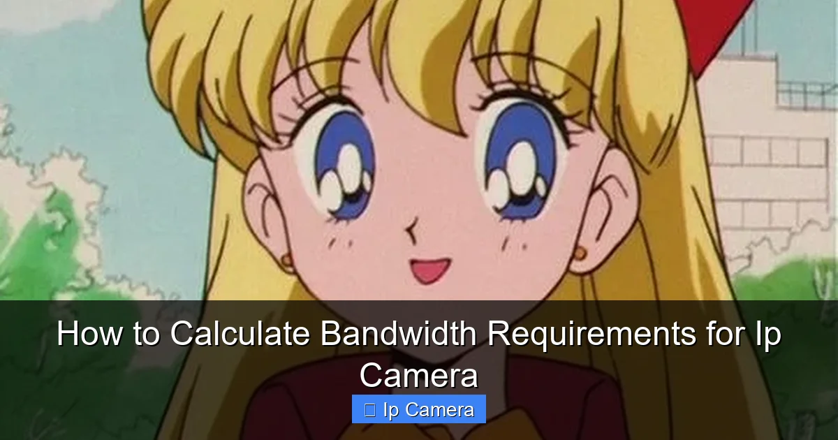 How to Calculate Bandwidth Requirements for Ip Camera