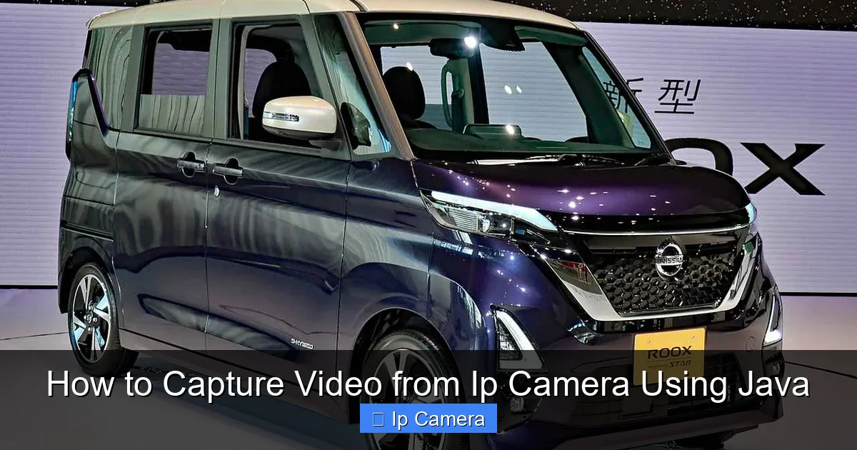How to Capture Video from Ip Camera Using Java