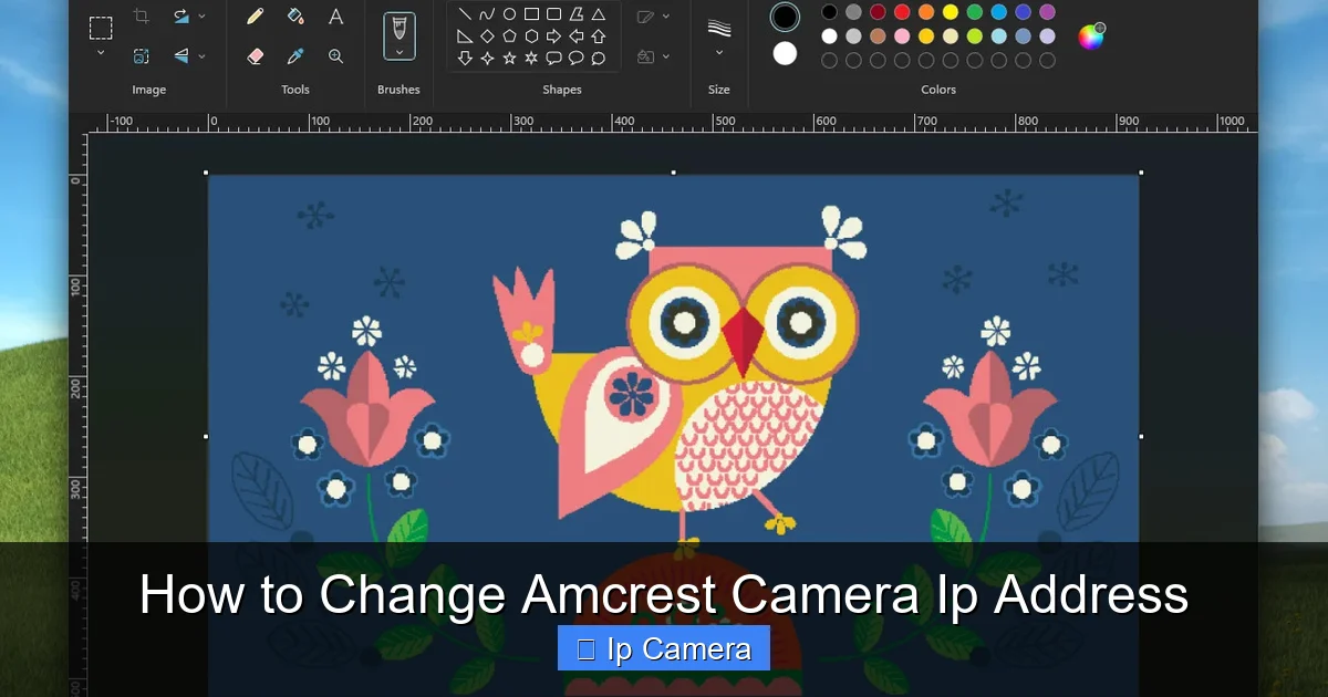 How to Change Amcrest Camera Ip Address