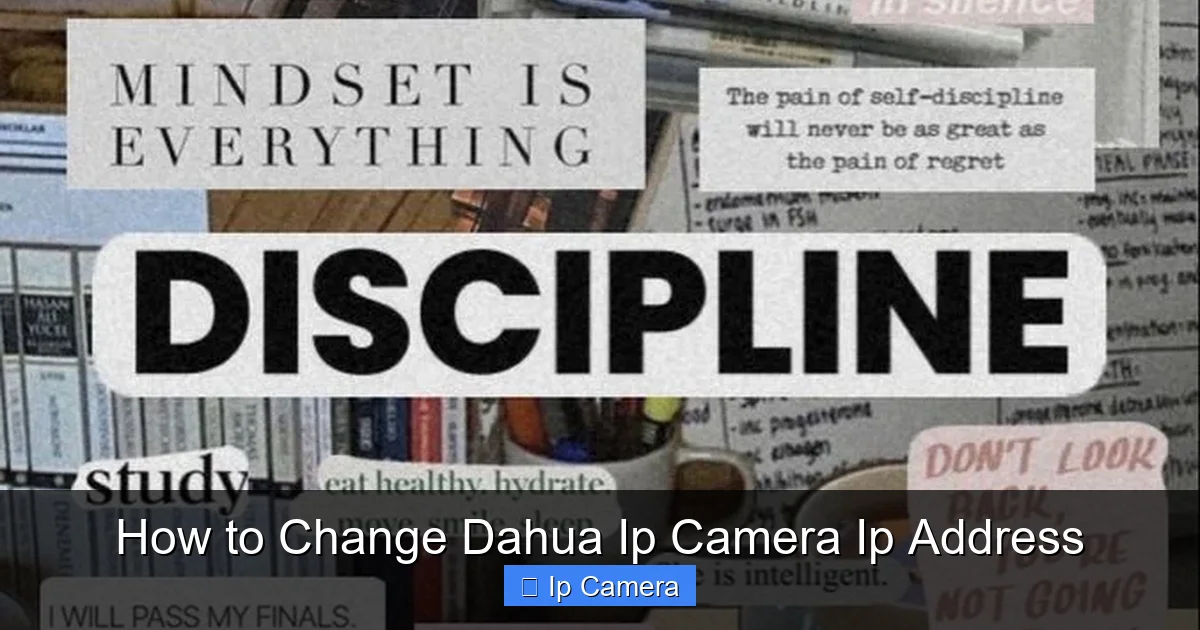 How to Change Dahua Ip Camera Ip Address
