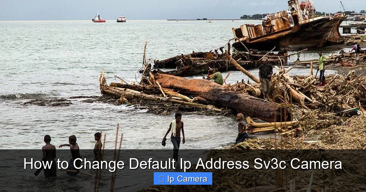 How to Change Default Ip Address Sv3c Camera