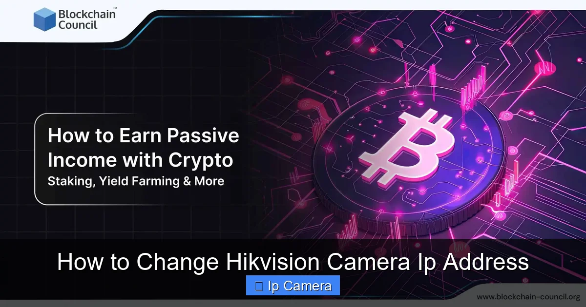 How to Change Hikvision Camera Ip Address