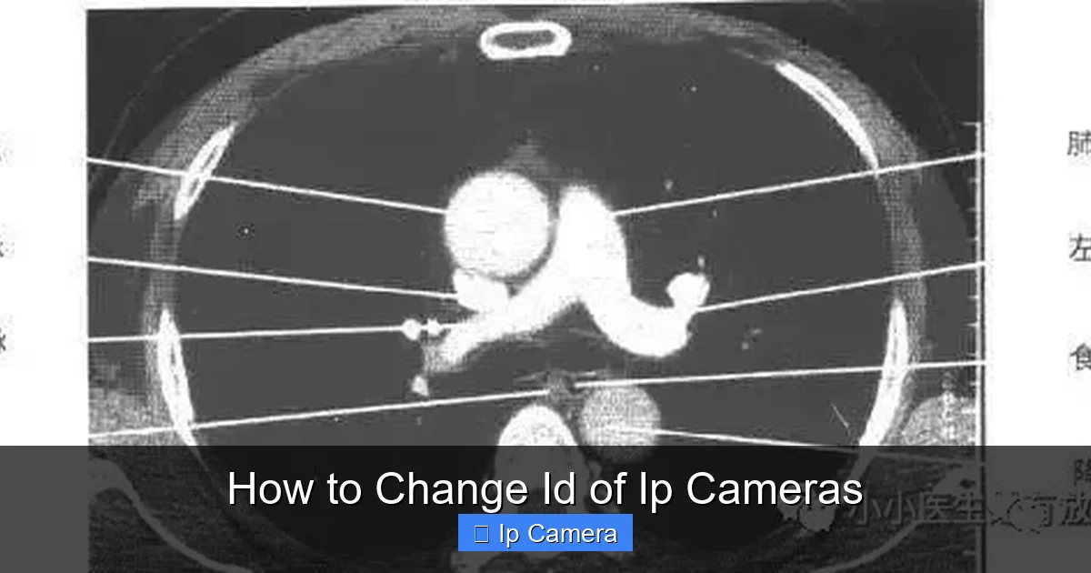 How to Change Id of Ip Cameras
