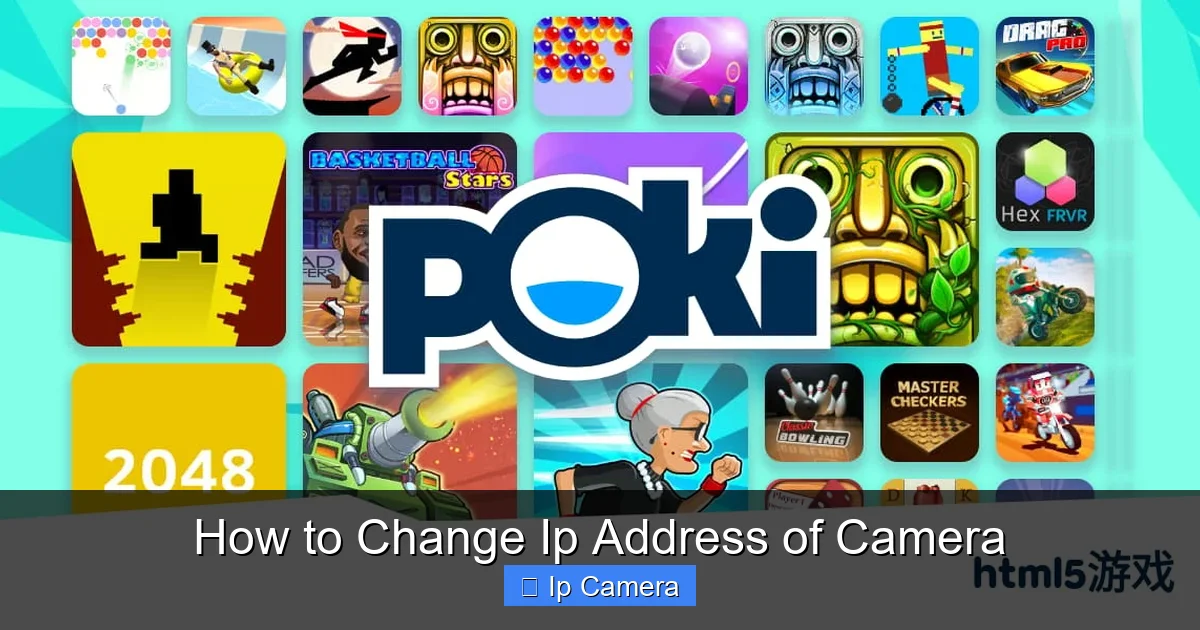 How to Change Ip Address of Camera