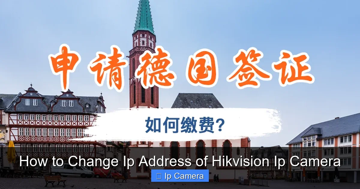 How to Change Ip Address of Hikvision Ip Camera