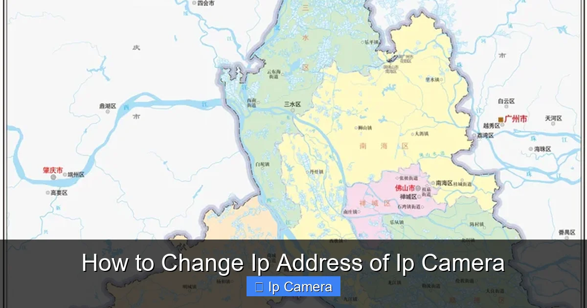 How to Change Ip Address of Ip Camera
