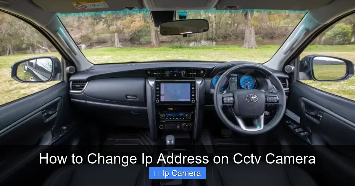 How to Change Ip Address on Cctv Camera