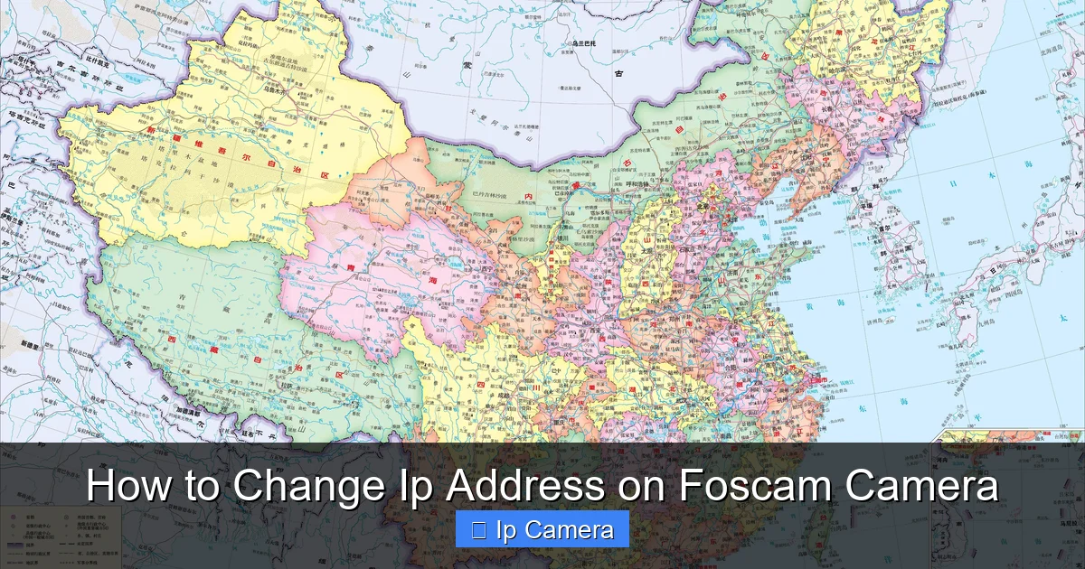 How to Change Ip Address on Foscam Camera