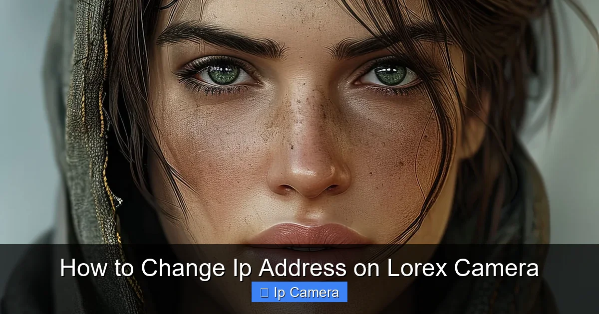 How to Change Ip Address on Lorex Camera