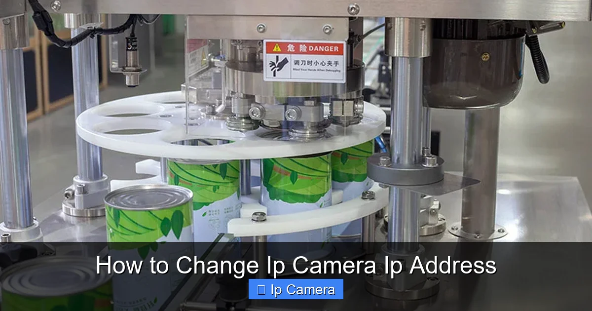 How to Change Ip Camera Ip Address