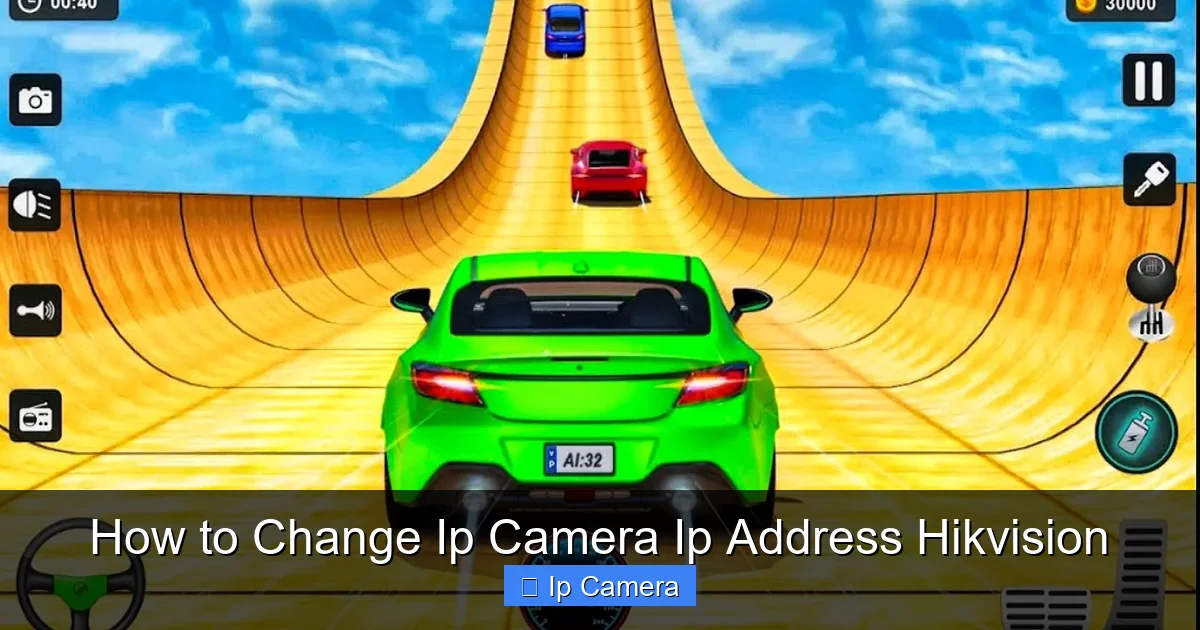 How to Change Ip Camera Ip Address Hikvision