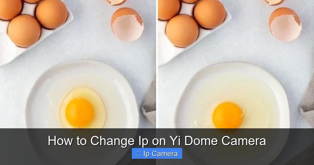 How to Change Ip on Yi Dome Camera