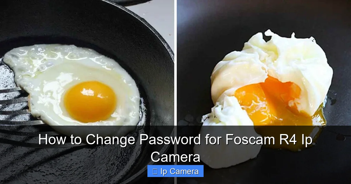 How to Change Password for Foscam R4 Ip Camera